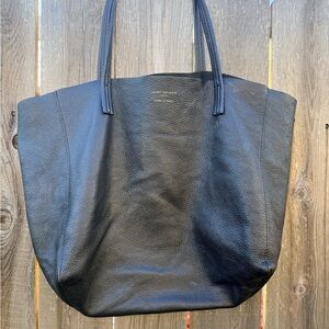 Kurt Geiger Black Leather Tote Italy Made